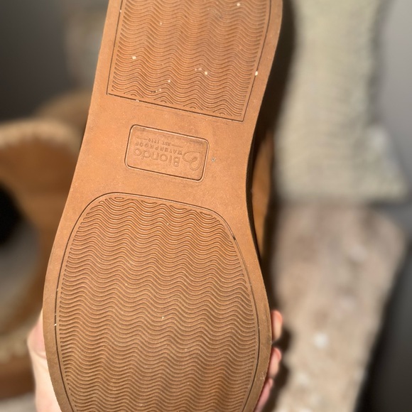 Brown Suede Boots with Stitch Detailing - Picture 7 of 7